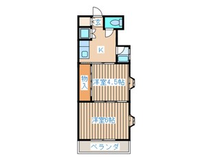 シャングリラ大和町の物件間取画像